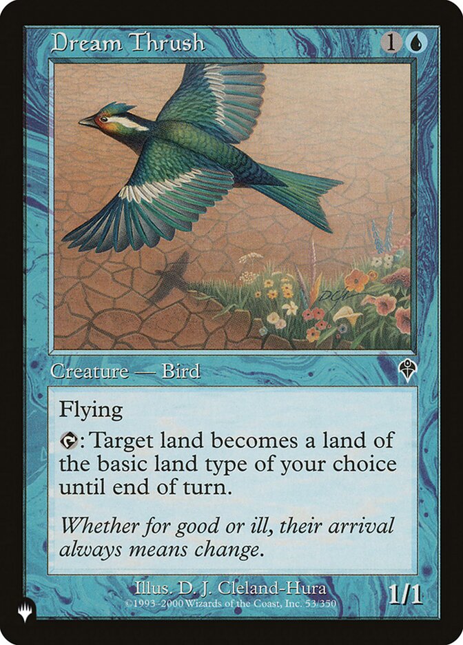 Dream Thrush (INV-53) - The List (PLST)
