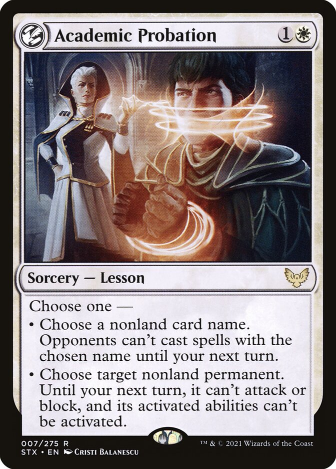 Academic Probation (7) - Strixhaven: School of Mages (STX)