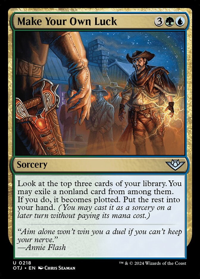 Make Your Own Luck - [Foil] Outlaws of Thunder Junction (OTJ)