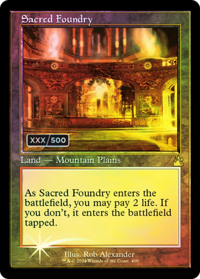 Sacred Foundry (409z) - Ravnica Remastered (RVR)