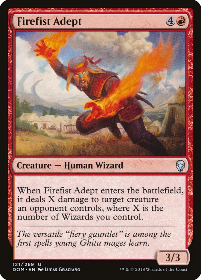 Firefist Adept (121) - Dominaria (DOM)