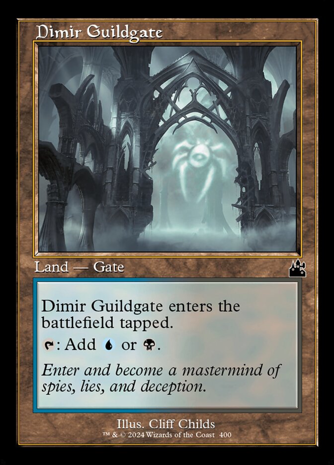 Dimir Guildgate (400) - Ravnica Remastered (RVR)