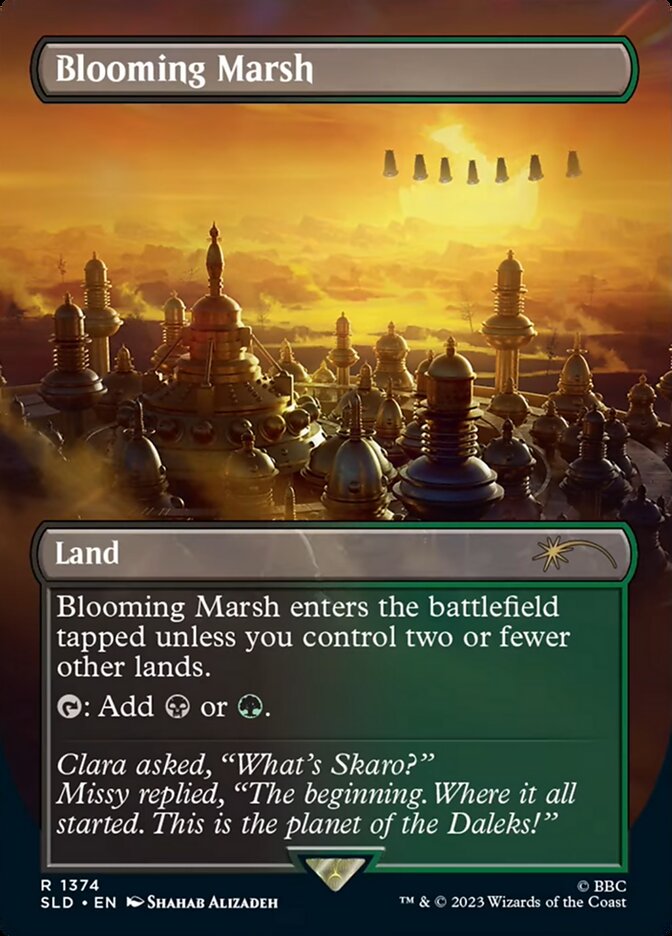 Blooming Marsh (1374) - [Foil, Borderless] Secret Lair Drop (SLD)