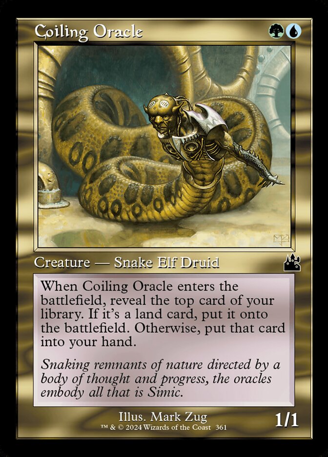 Coiling Oracle (361) - Ravnica Remastered (RVR)