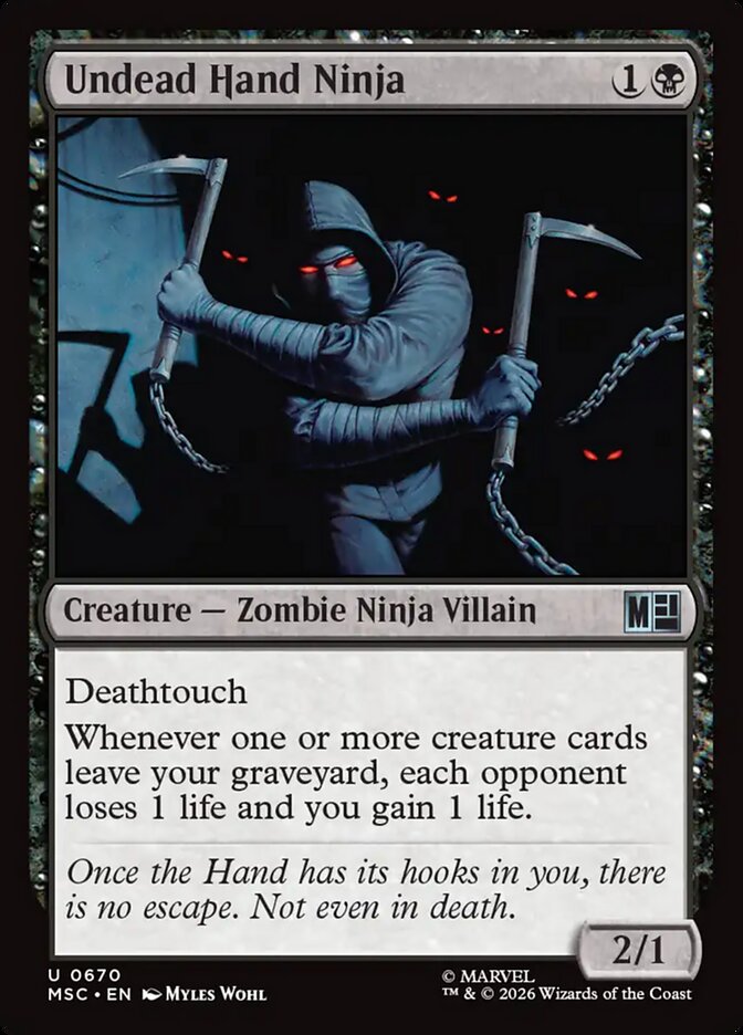 Undead Hand Ninja (670) - Marvel Super Heroes Commander (MSC)