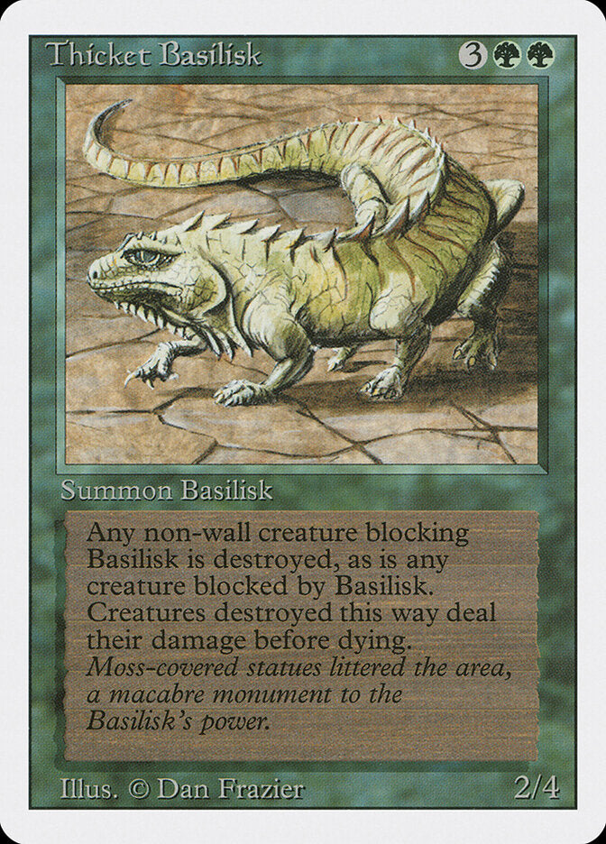Thicket Basilisk (218) - Revised Edition (3ED)