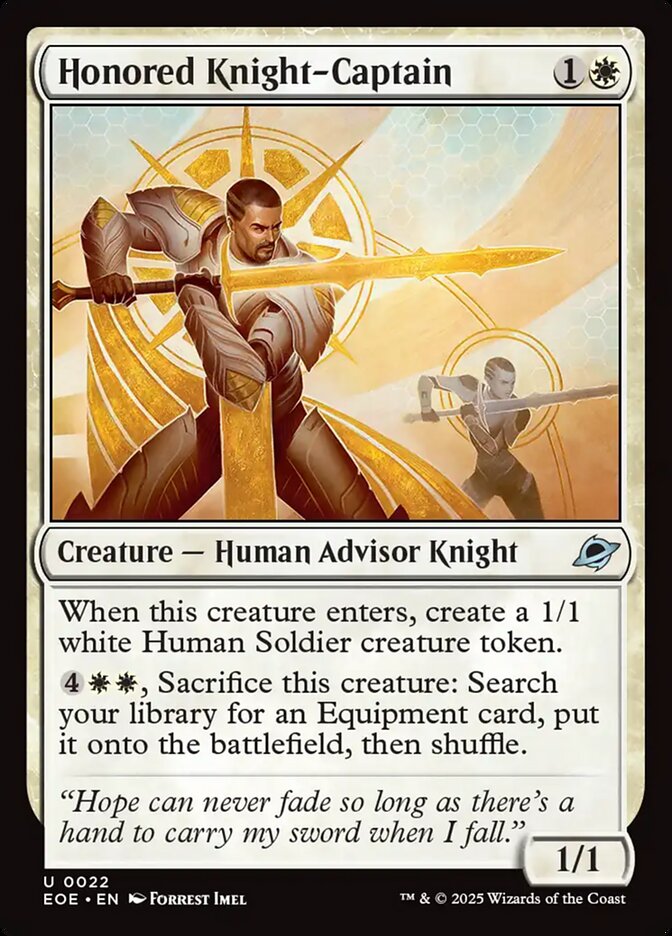 Honored Knight-Captain (22) - Edge of Eternities (EOE)