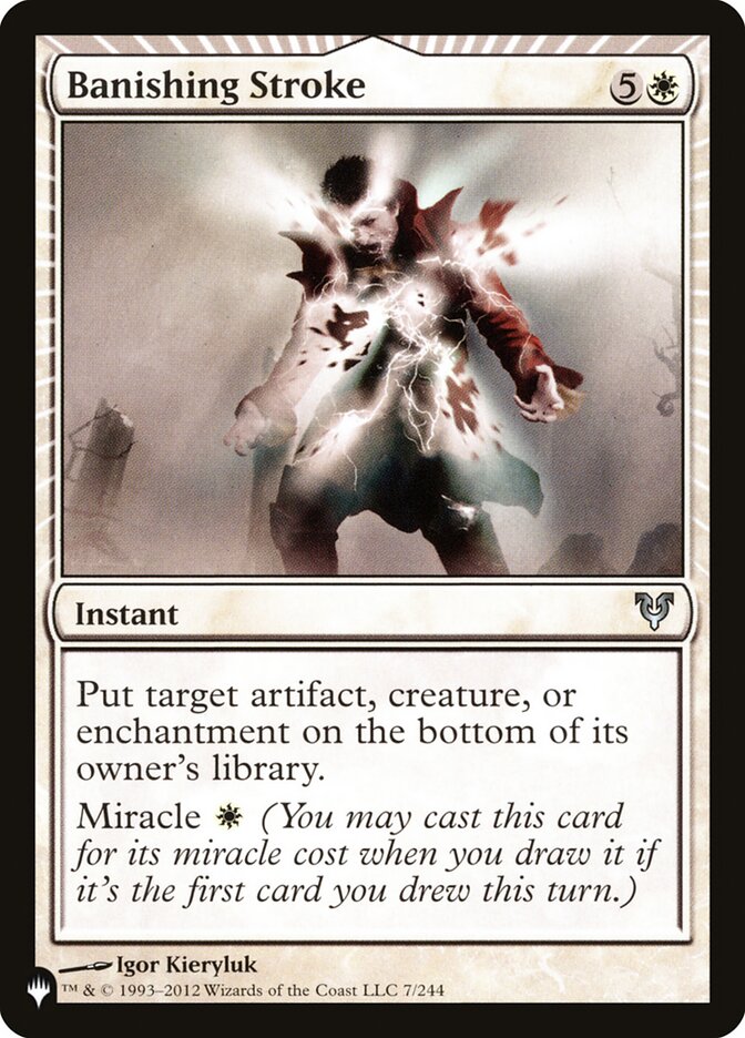 Banishing Stroke (AVR-7) - The List (PLST)
