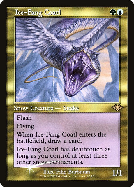 Ice-Fang Coatl (27) - Modern Horizons 1 Timeshifts (H1R)