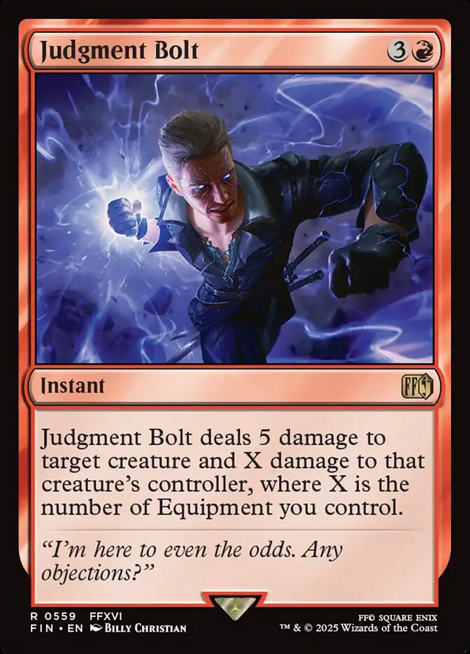 Judgment Bolt (559) - Final Fantasy (FIN)