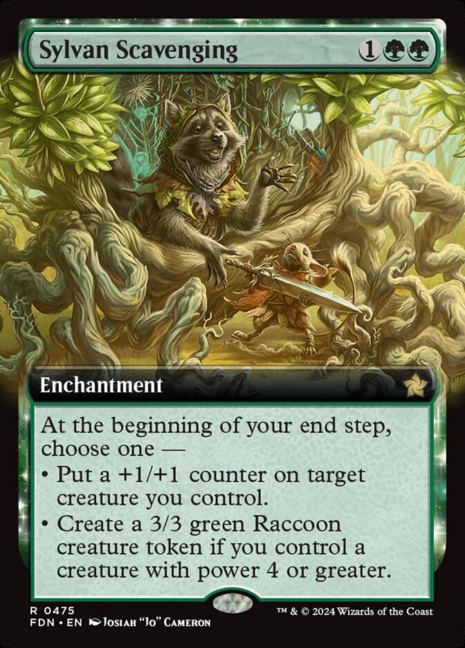 Sylvan Scavenging - [Extended Art] Foundations (FDN)