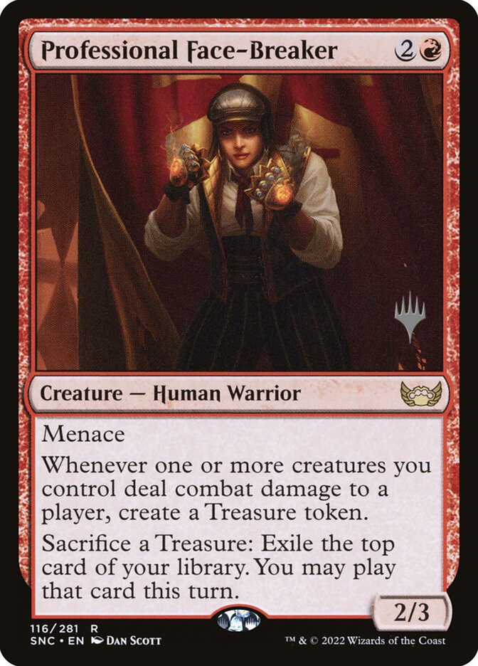 Professional Face-Breaker (116p) - Streets of New Capenna Promos (PSNC)