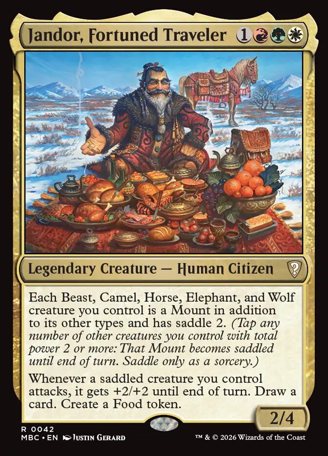 Jandor, Fortuned Traveler (42) - Mystery Booster Commander Edition (MBC)