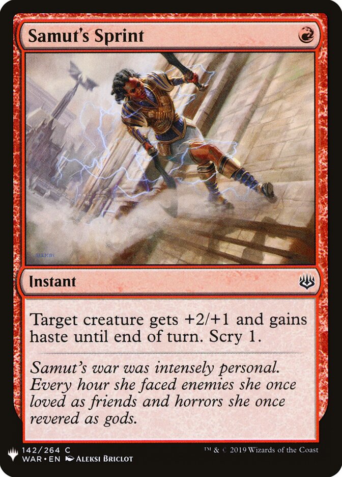 Samut's Sprint (WAR-142) - The List (PLST)