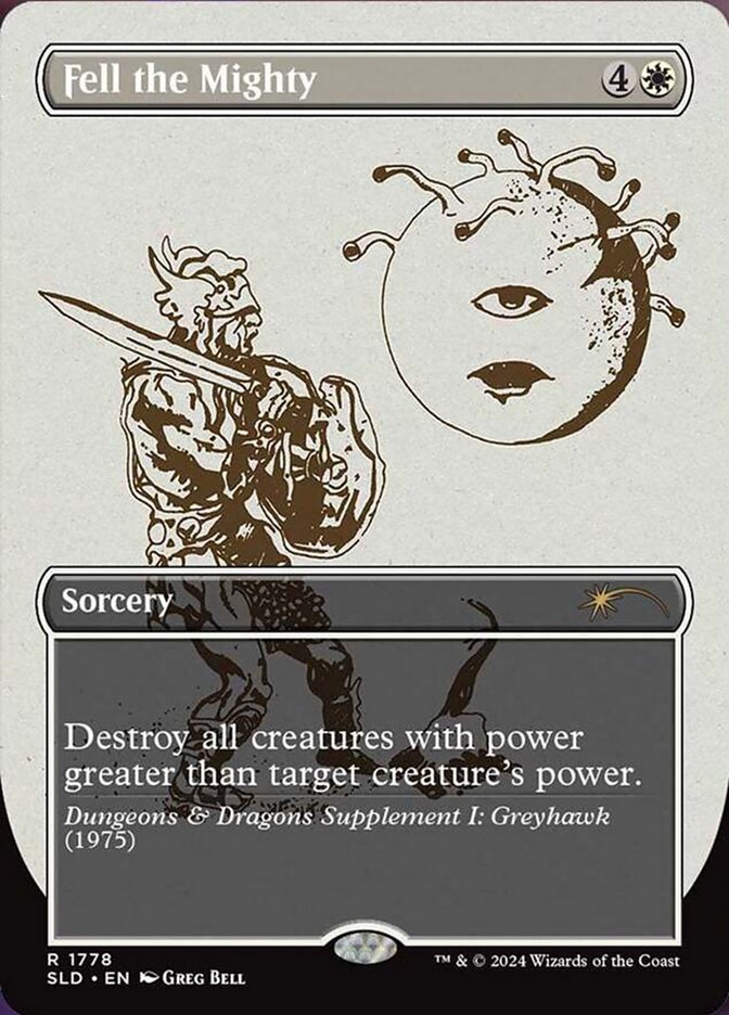 Fell the Mighty (1778) - Secret Lair Drop (SLD)
