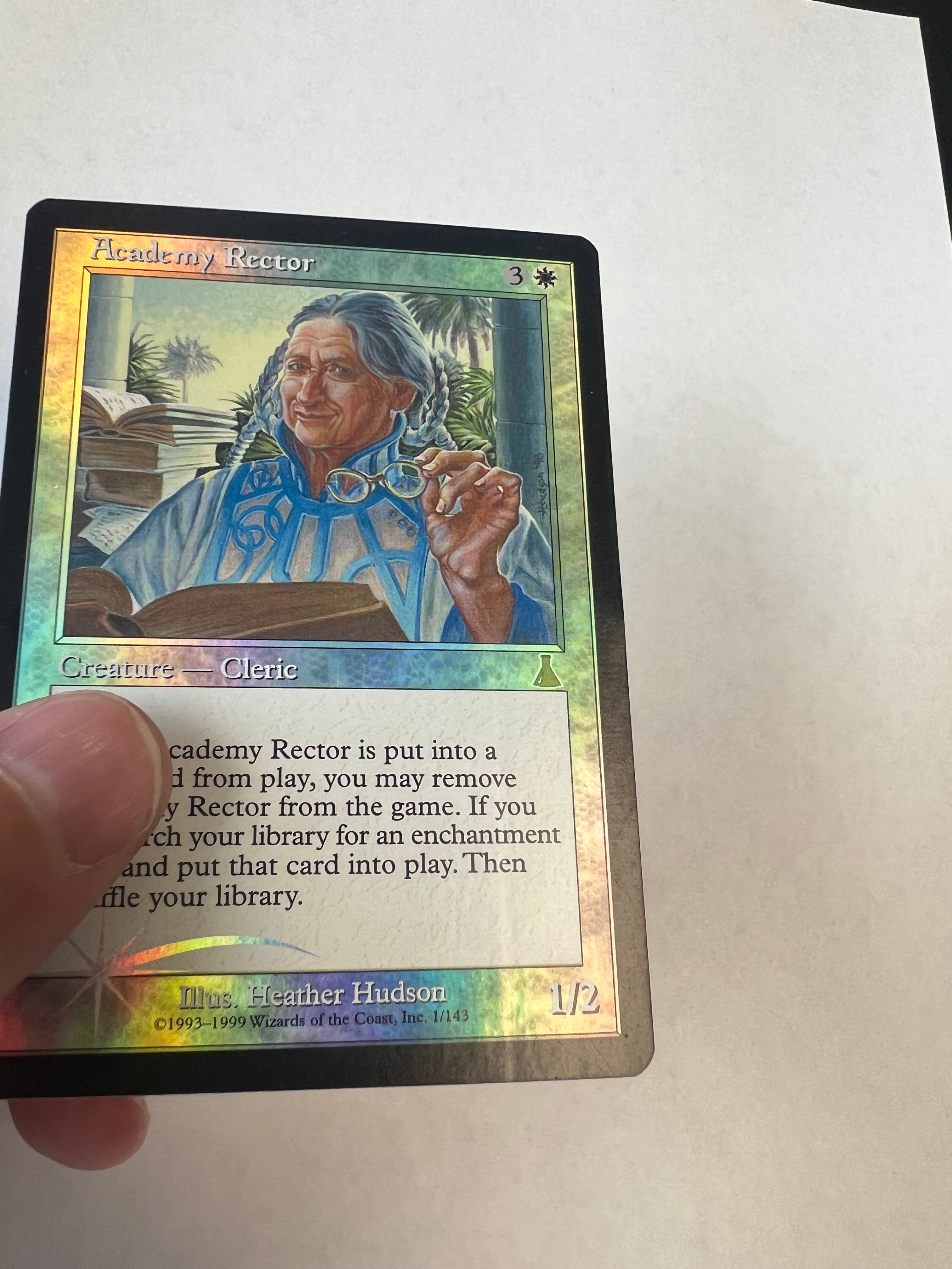 MTG【Foil】〈アカデミーの学長/Academy Rector〉[UDS] アカデミーの学長/Academy Rector》[UDS] 白R | 日本最大級 MTG