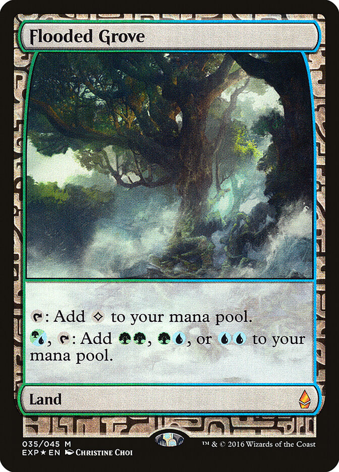 Flooded Grove (35) - Zendikar Expeditions (EXP)