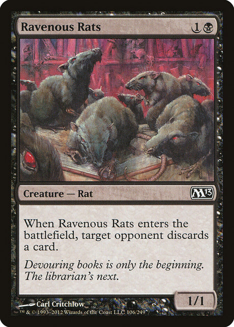 Ravenous Rats (106) - Magic 2013 (M13)