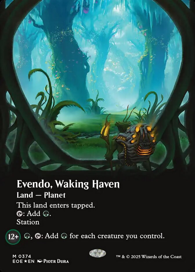 Evendo, Waking Haven (374) - [Galaxy Foil, Extended Art] Edge of Eternities (EOE)