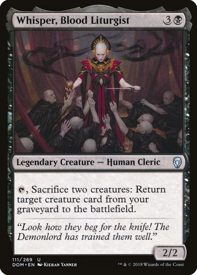 Whisper, Blood Liturgist (111) - Dominaria (DOM)