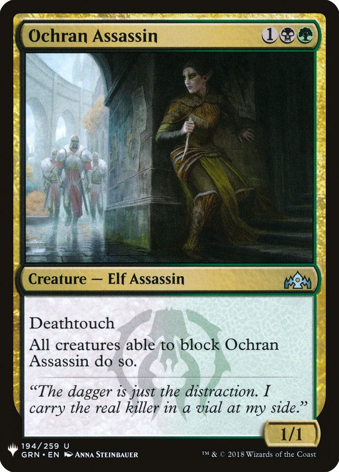 Ochran Assassin - The List (PLST)