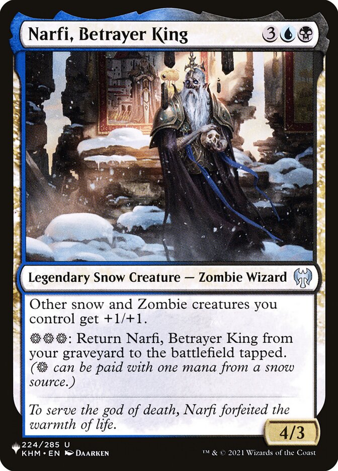 Narfi, Betrayer King (KHM-224) - The List (PLST)