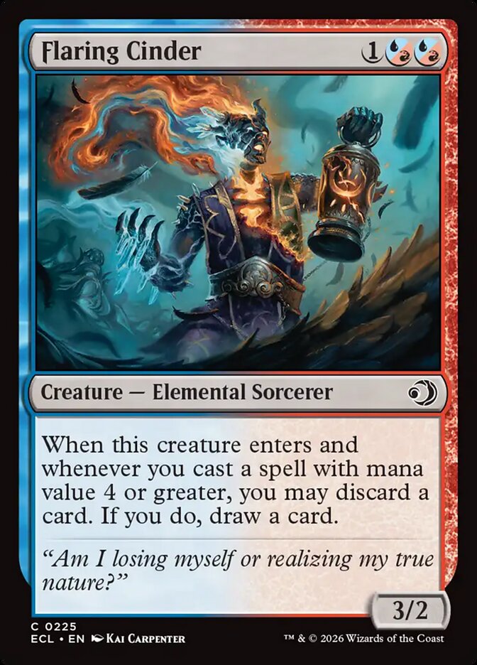 Flaring Cinder (225) - Lorwyn Eclipsed (ECL)