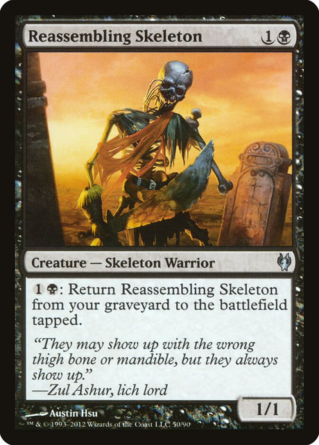 Reassembling Skeleton (50) - Duel Decks: Izzet vs. Golgari (DDJ)