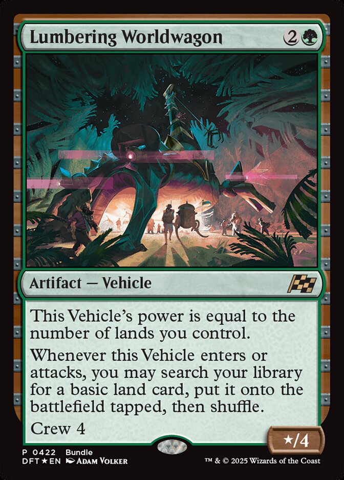 Lumbering Worldwagon (422) - Aetherdrift (DFT)
