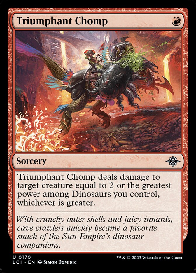 Triumphant Chomp (170) - The Lost Caverns of Ixalan (LCI)