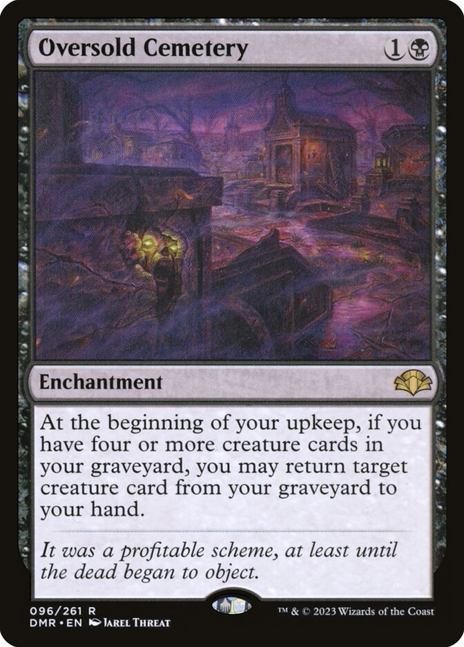Oversold Cemetery (96) - Dominaria Remastered (DMR)