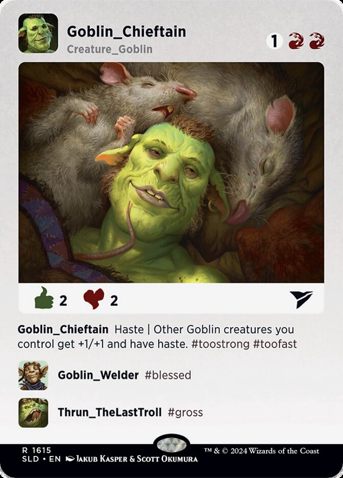 Goblin Chieftain (1615) - Secret Lair Drop (SLD)