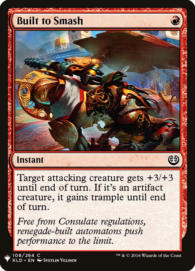 Built to Smash (KLD-108) - The List (PLST)