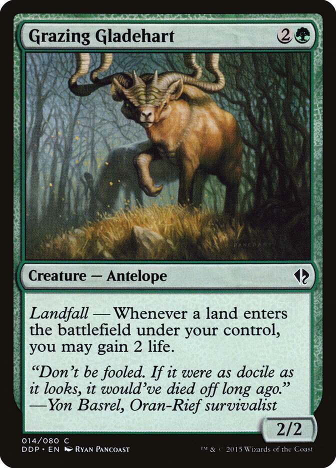 Grazing Gladehart (14) - Duel Decks: Zendikar vs. Eldrazi (DDP)