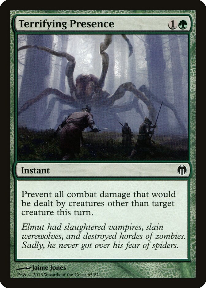 Terrifying Presence (65) - Duel Decks: Heroes vs. Monsters (DDL)