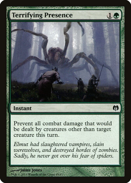 Terrifying Presence (65) - Duel Decks: Heroes vs. Monsters (DDL)