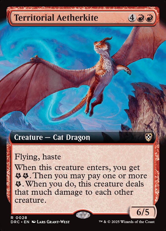 Territorial Aetherkite - [Extended Art] Aetherdrift Commander (DRC)