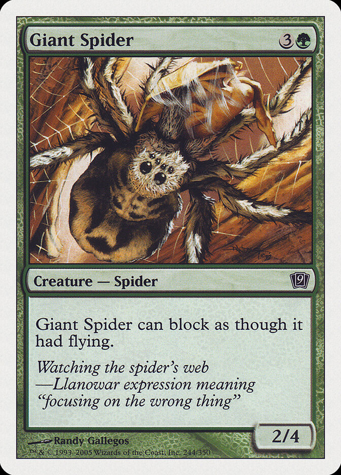 Giant Spider (244) - Ninth Edition (9ED)