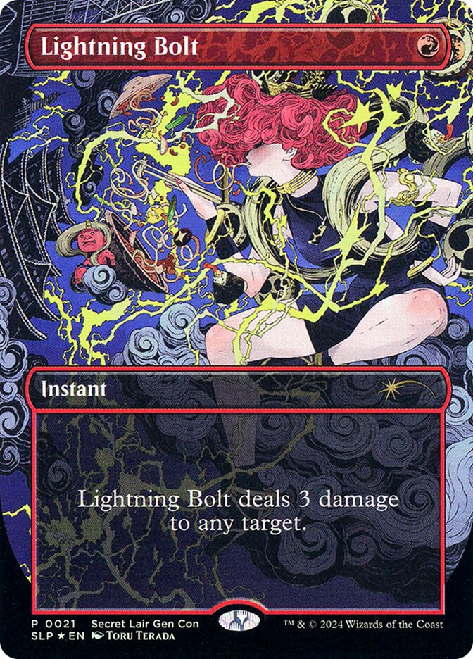 Lightning Bolt (21) - Secret Lair Promo (SLP)