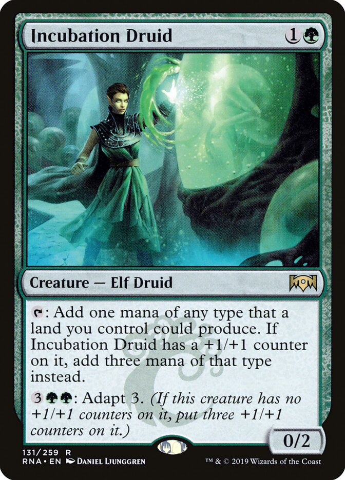 Incubation Druid (131) - Ravnica Allegiance (RNA)