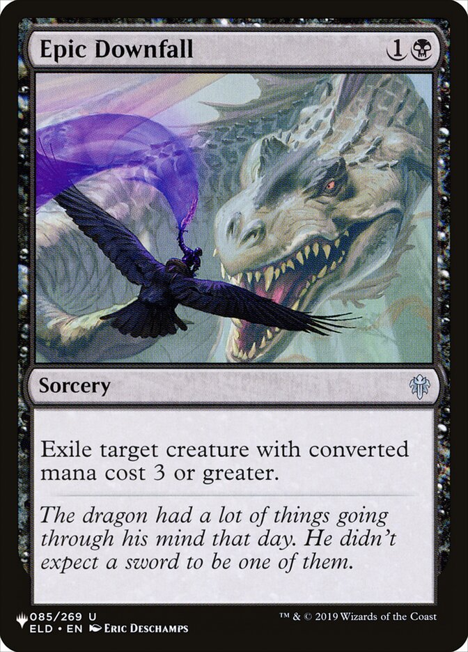 Epic Downfall (ELD-85) - The List (PLST)