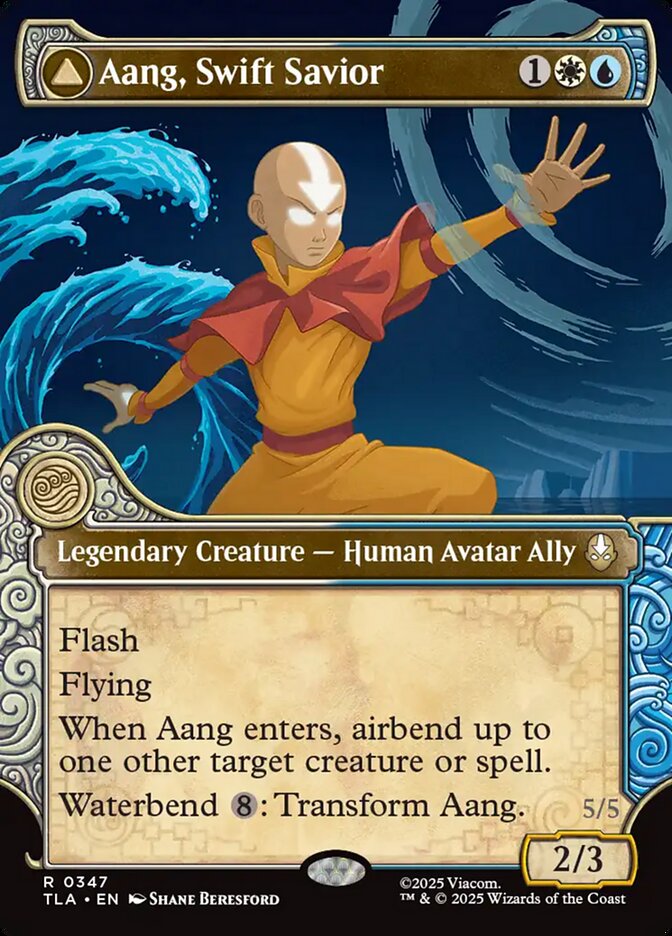 Aang, Swift Savior // Aang and La, Ocean's Fury (347) - Avatar: The Last Airbender (TLA)