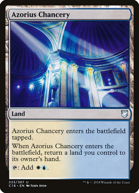 Azorius Chancery (233) - Commander 2018 (C18)