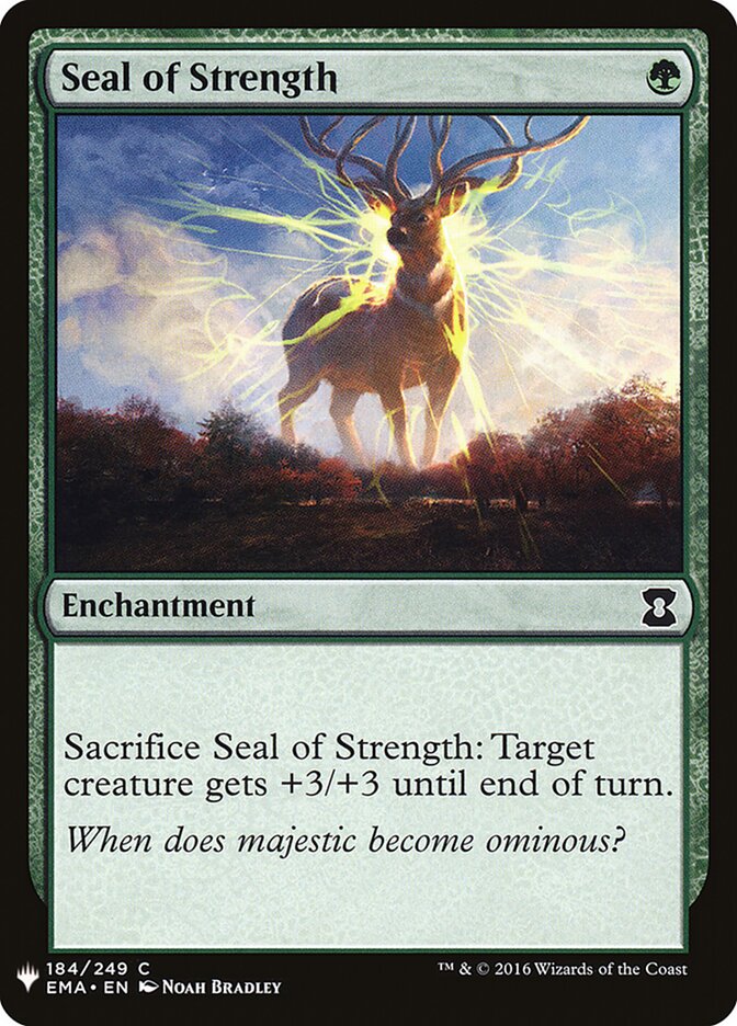Seal of Strength (EMA-184) - The List (PLST)