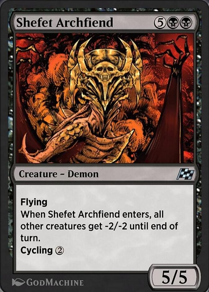 Shefet Archfiend - [Foil] Aetherdrift (DFT)