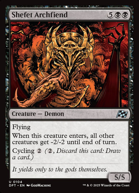 Shefet Archfiend (104) - Aetherdrift (DFT)