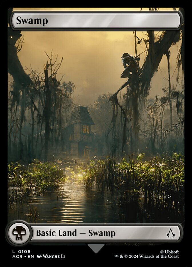 Swamp (106) - [Foil, Full Art] Assassin's Creed (ACR)