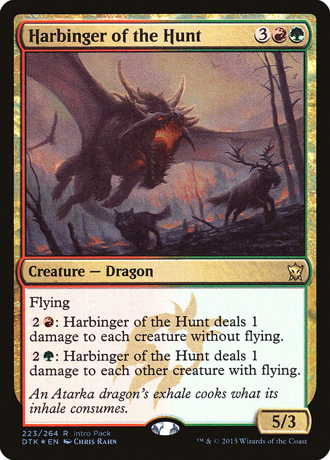 Harbinger of the Hunt (223) - Dragons of Tarkir Promos (PDTK)