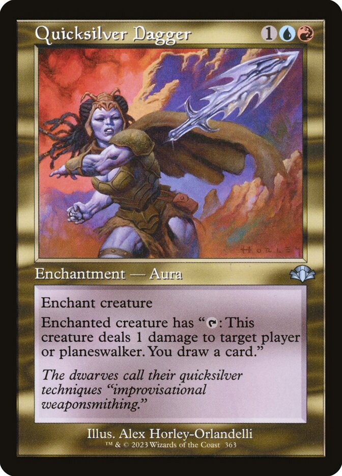 Quicksilver Dagger (363) - Dominaria Remastered (DMR)