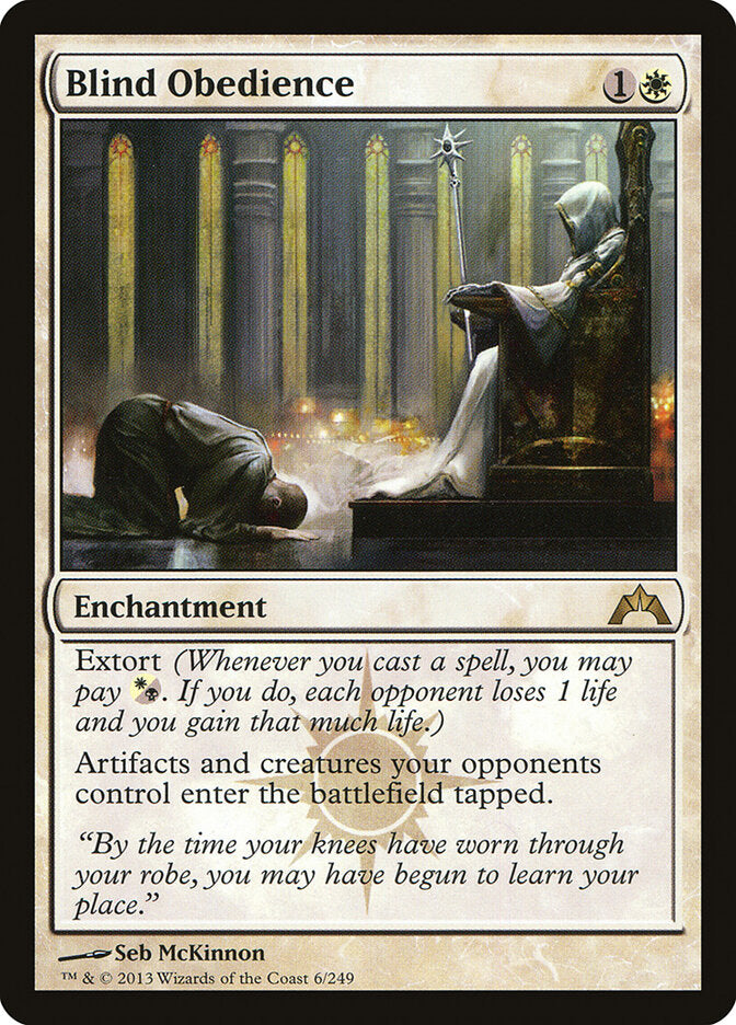Blind Obedience (6) - Gatecrash (GTC)